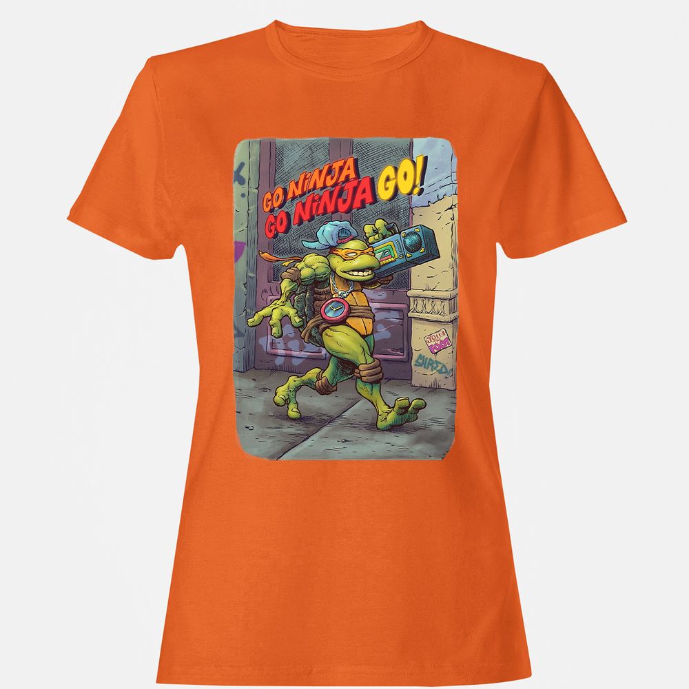 Women's T-Shirt - 6KTAEC9W - Orange - 11