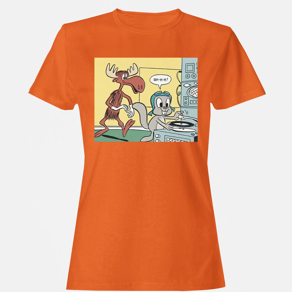 Women's T-Shirt - RNZFHAKQ - Orange - 11
