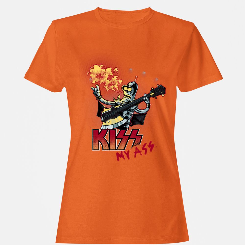 Women's T-Shirt - VLU86NX6 - Orange - 11