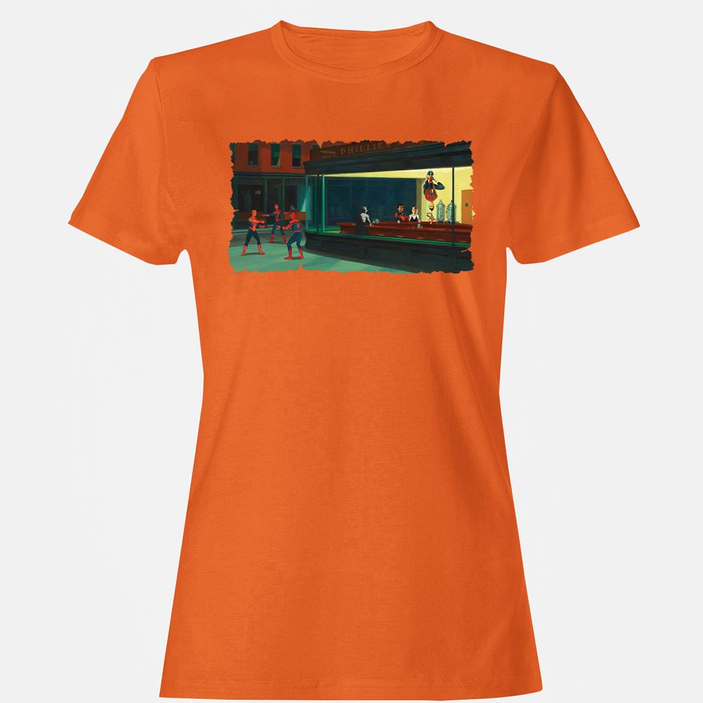 Women's T-Shirt - 3CV5GW8K - Orange - 11