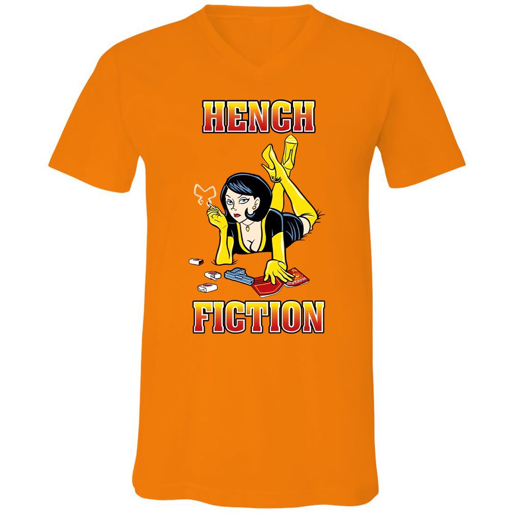 Unisex V-Neck T-Shirt - 9BPRKBAA - Orange - 11