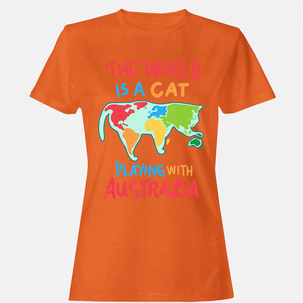 Women's T-Shirt - QLKK4FCC - Orange - 11