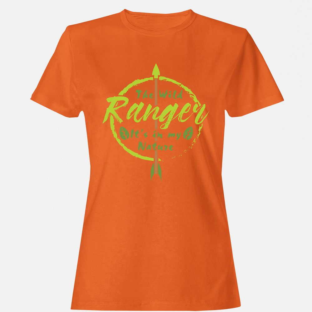 Women's T-Shirt - ZQ1EMJPV - Orange - 11