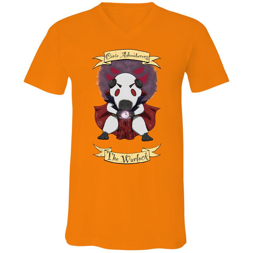 Unisex V-Neck T-Shirt - 2TPVHRYZ - Orange - 11