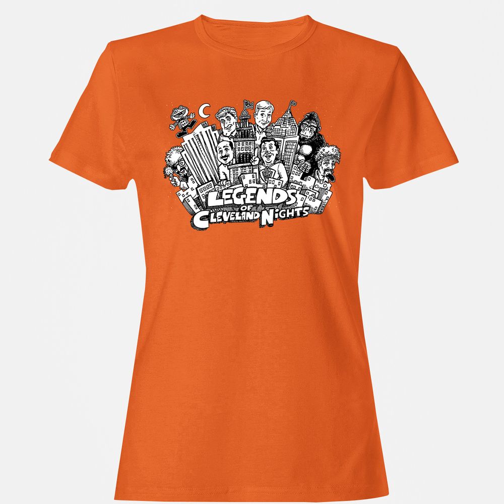 Women's T-Shirt - KZUVNJNF - Orange - 11