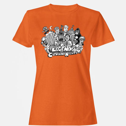 Women's T-Shirt - KZUVNJNF - Orange - 11
