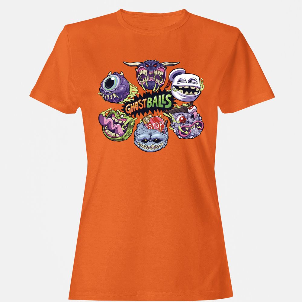 Women's T-Shirt - KDZ9XH1C - Orange - 11