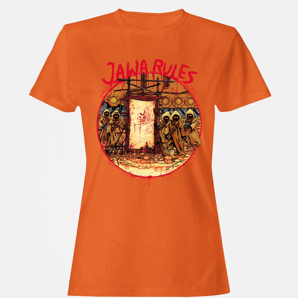 Women's T-Shirt - 7A59YYT9 - Orange - 11
