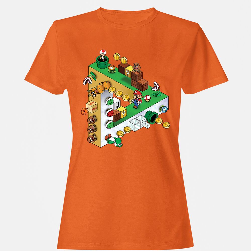 Women's T-Shirt - NYLFH8NJ - Orange - 11