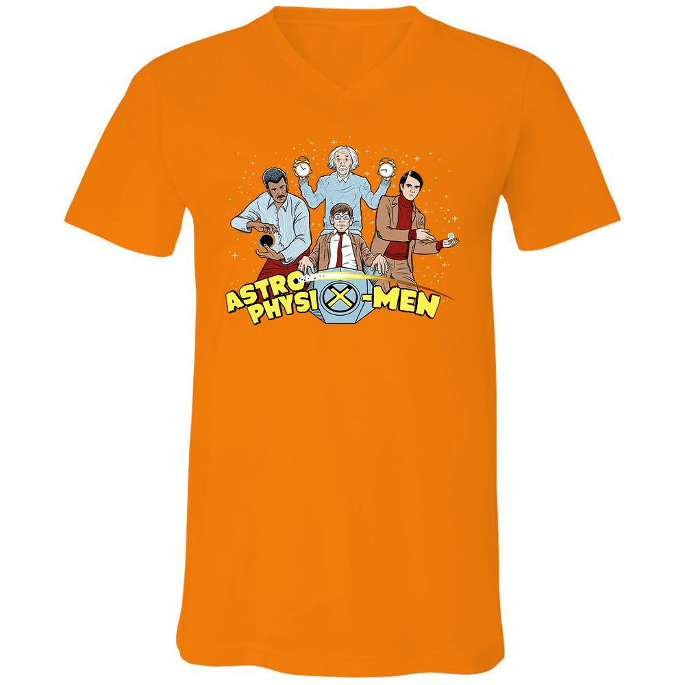 Unisex V-Neck T-Shirt - BLZH126V - Orange - 11