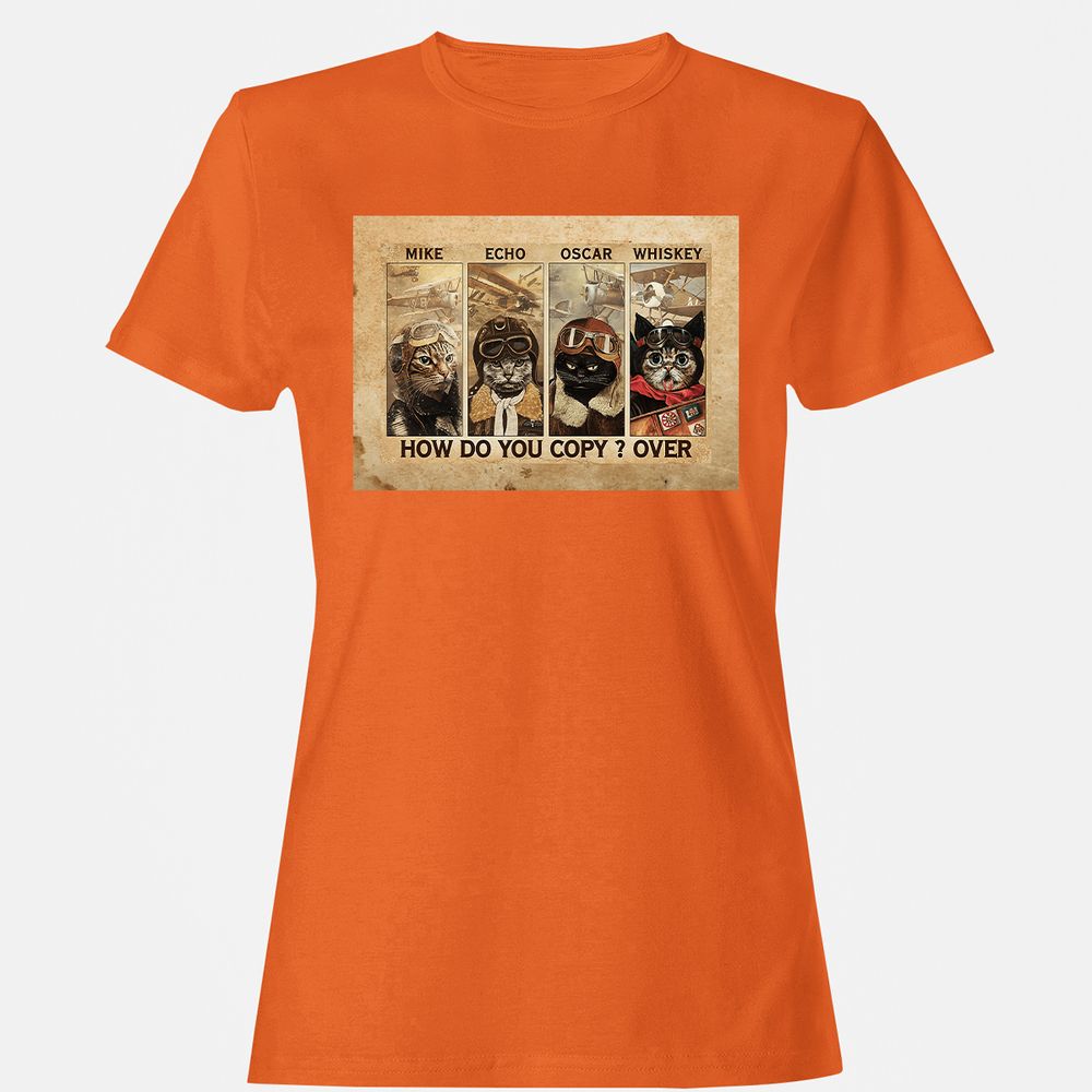 Women's T-Shirt - X96F68F6 - Orange - 11