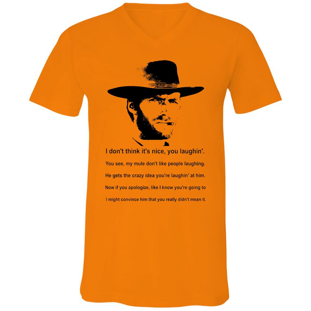 Clint Eastwood Mule Quote - Orange - 11