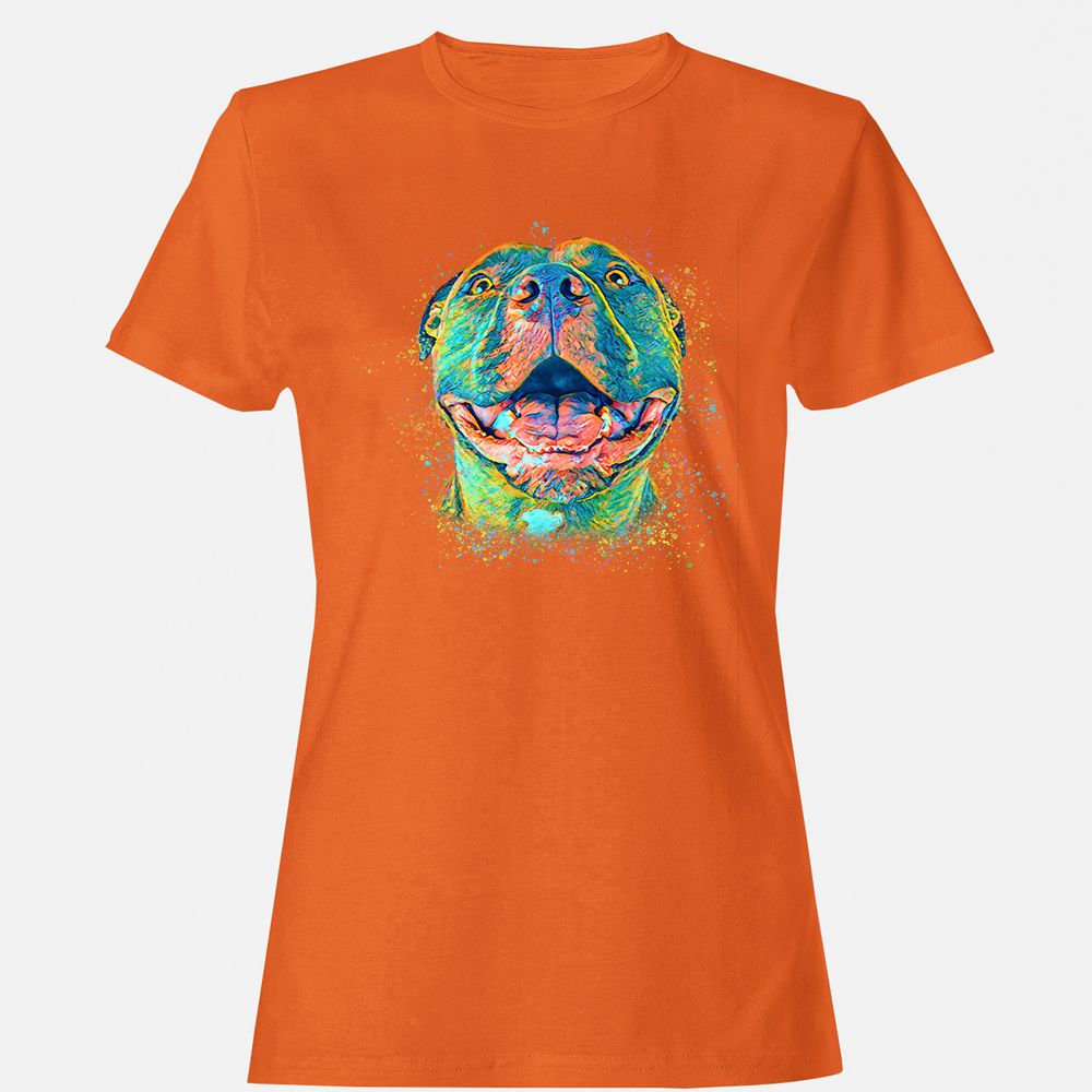 Women's T-Shirt - U8J61T6X - Orange - 11