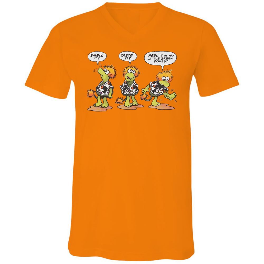 Unisex V-Neck T-Shirt - F17QFVST - Orange - 11