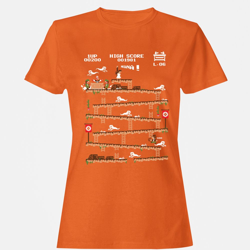 Women's T-Shirt - C2ZMHMT7 - Orange - 11