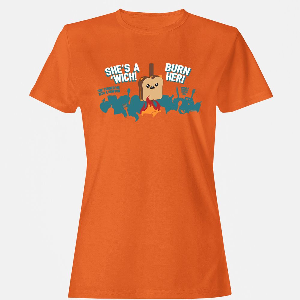 Women's T-Shirt - H91E3647 - Orange - 11