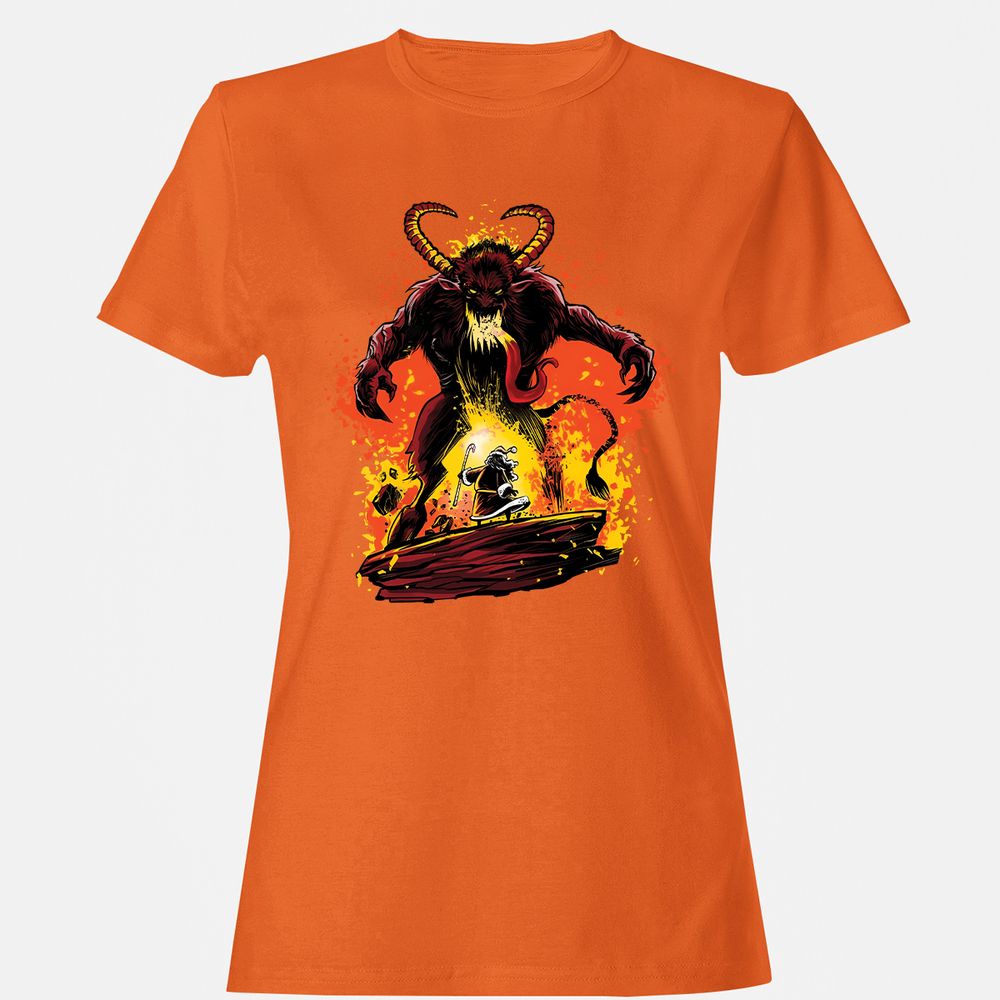 Women's T-Shirt - 3WU4RX2T - Orange - 11