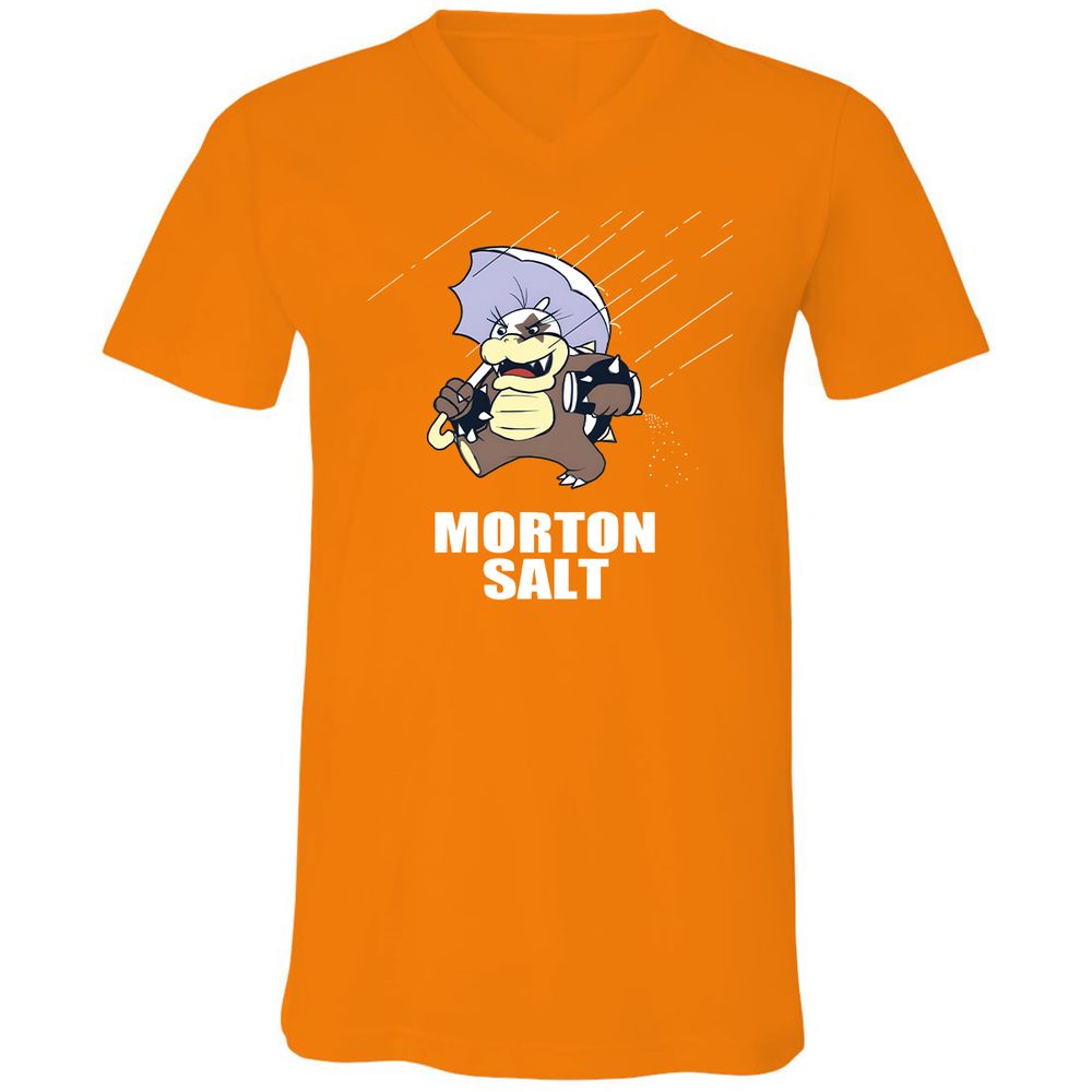 Unisex V-Neck T-Shirt - HW4VAVHD - Orange - 11