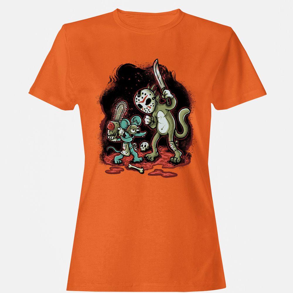 Women's T-Shirt - M7ZVAEE9 - Orange - 11