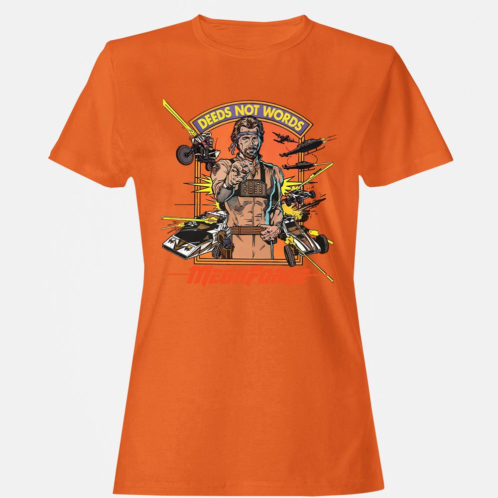 Women's T-Shirt - 7453BVQU - Orange - 11