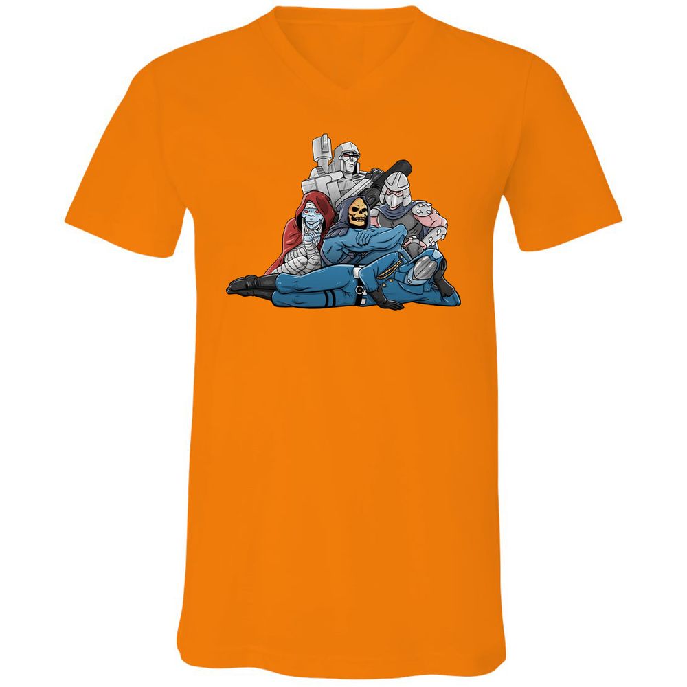 Unisex V-Neck T-Shirt - VC46TSVQ - Orange - 11