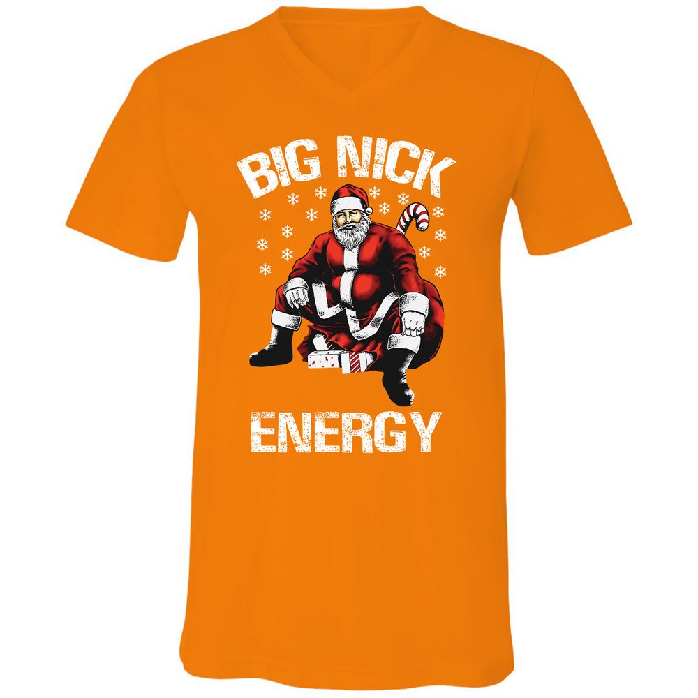 Unisex V-Neck T-Shirt - MPV9RHAU - Orange - 11