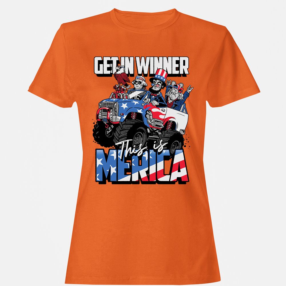 Women's T-Shirt - 8DZBFXCS - Orange - 11