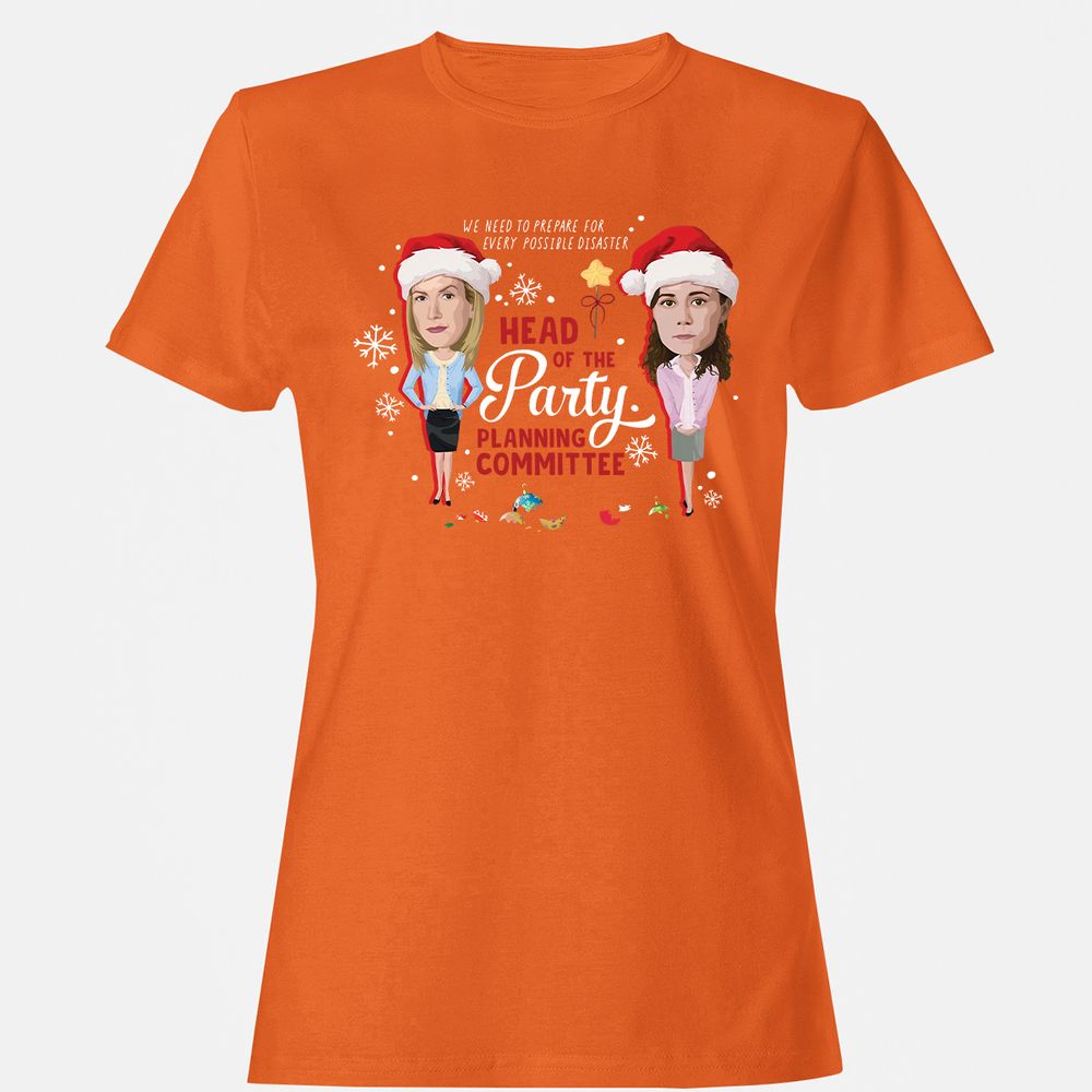 Head Of The Party Planning Committee Christmas - Orange - 11