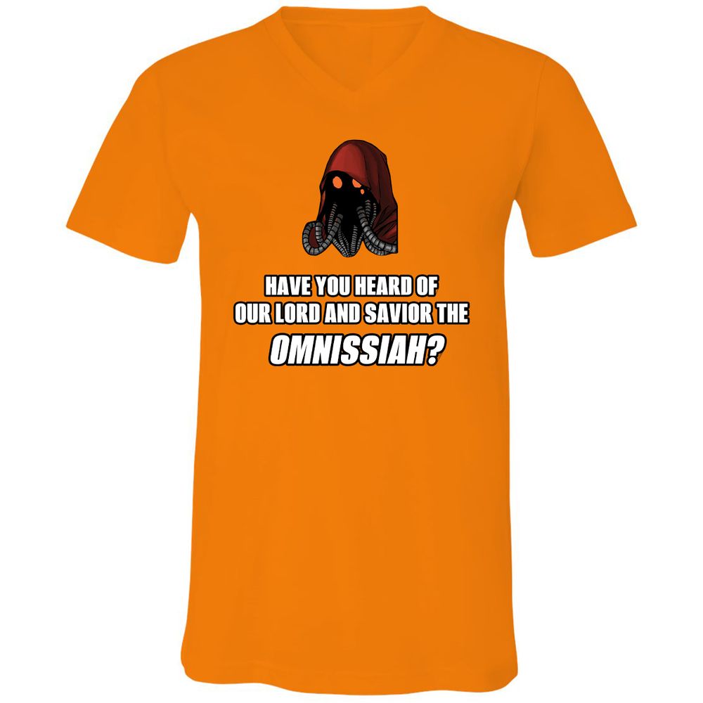 Unisex V-Neck T-Shirt - V1U93LBB - Orange - 11
