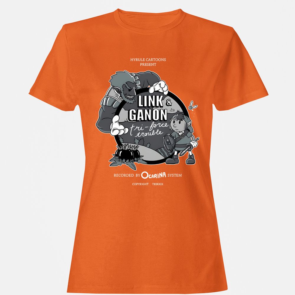 Women's T-Shirt - MHYL88ZX - Orange - 11