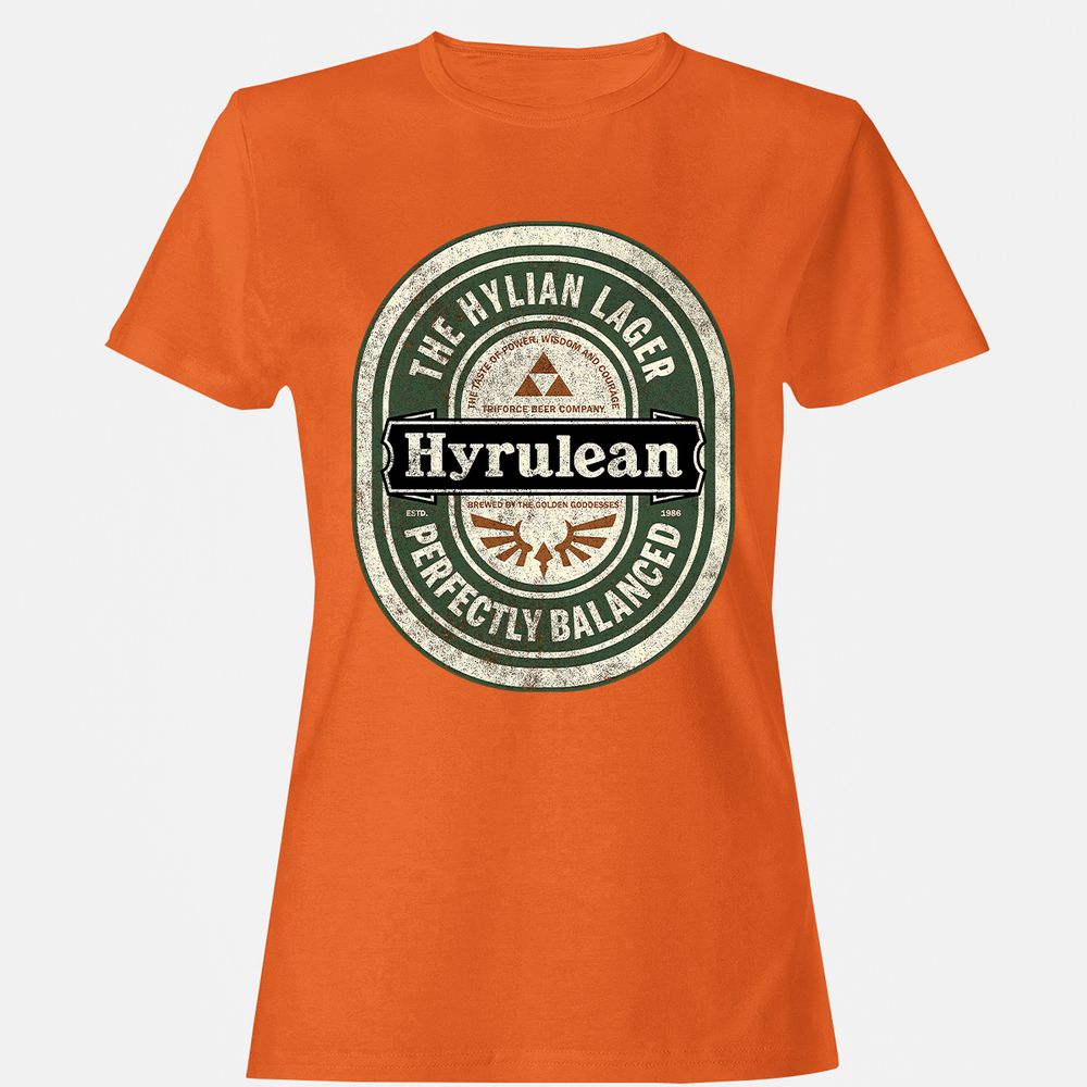 Women's T-Shirt - T2LCYFGJ - Orange - 11