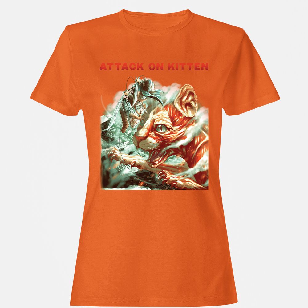 Women's T-Shirt - EA14V368 - Orange - 11