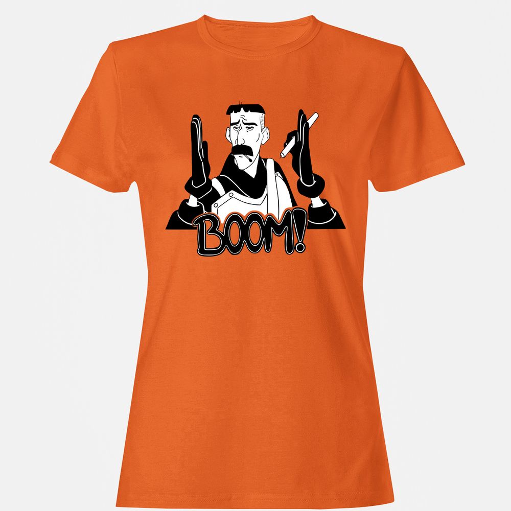 Women's T-Shirt - D7N9GNGX - Orange - 11