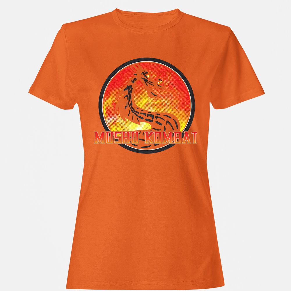 Women's T-Shirt - CGHE9KLP - Orange - 11