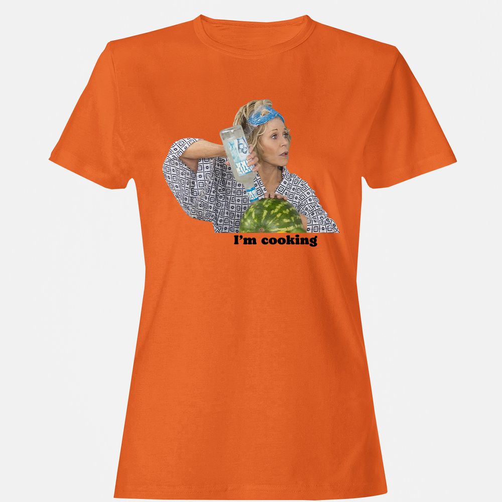 Women's T-Shirt - A6FL95N7 - Orange - 11