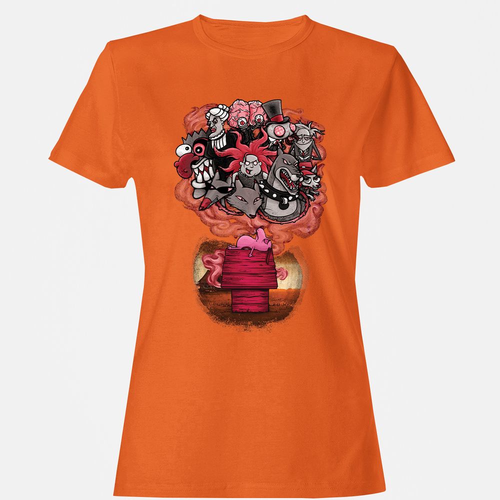 Women's T-Shirt - YQCTWS2W - Orange - 11