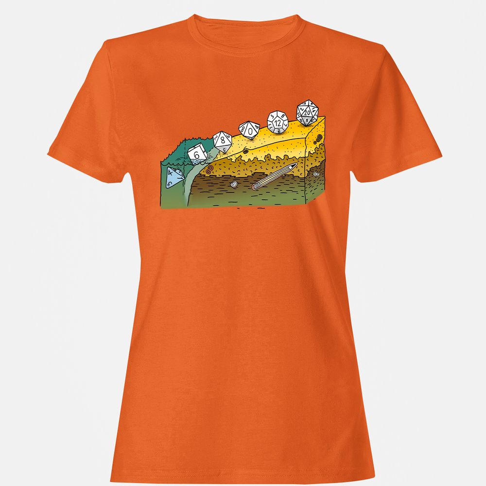 Women's T-Shirt - A1AQYJ8U - Orange - 11