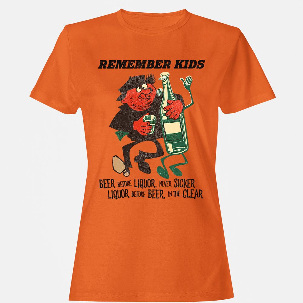 Women's T-Shirt - BD3XN3QX - Orange - 11