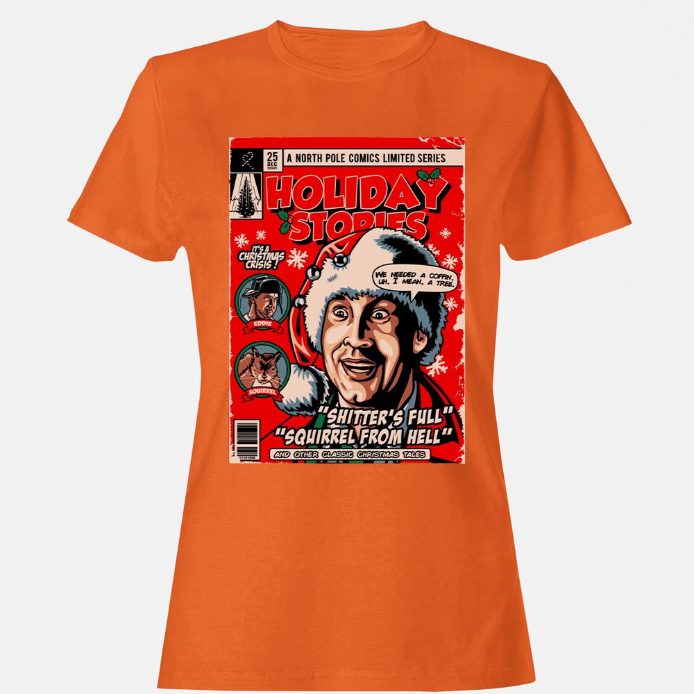 Women's T-Shirt - C3JL7KJ7 - Orange - 11