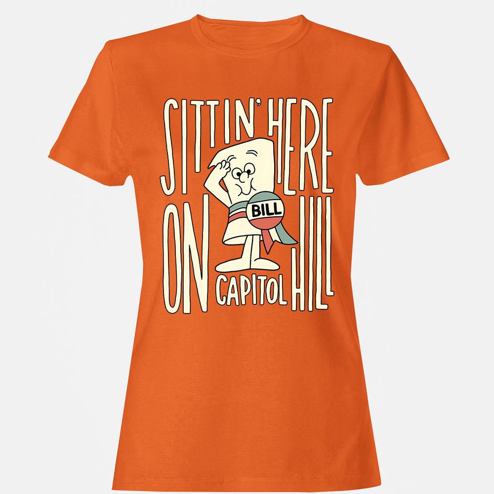 Women's T-Shirt - 1QP1LJFE - Orange - 11