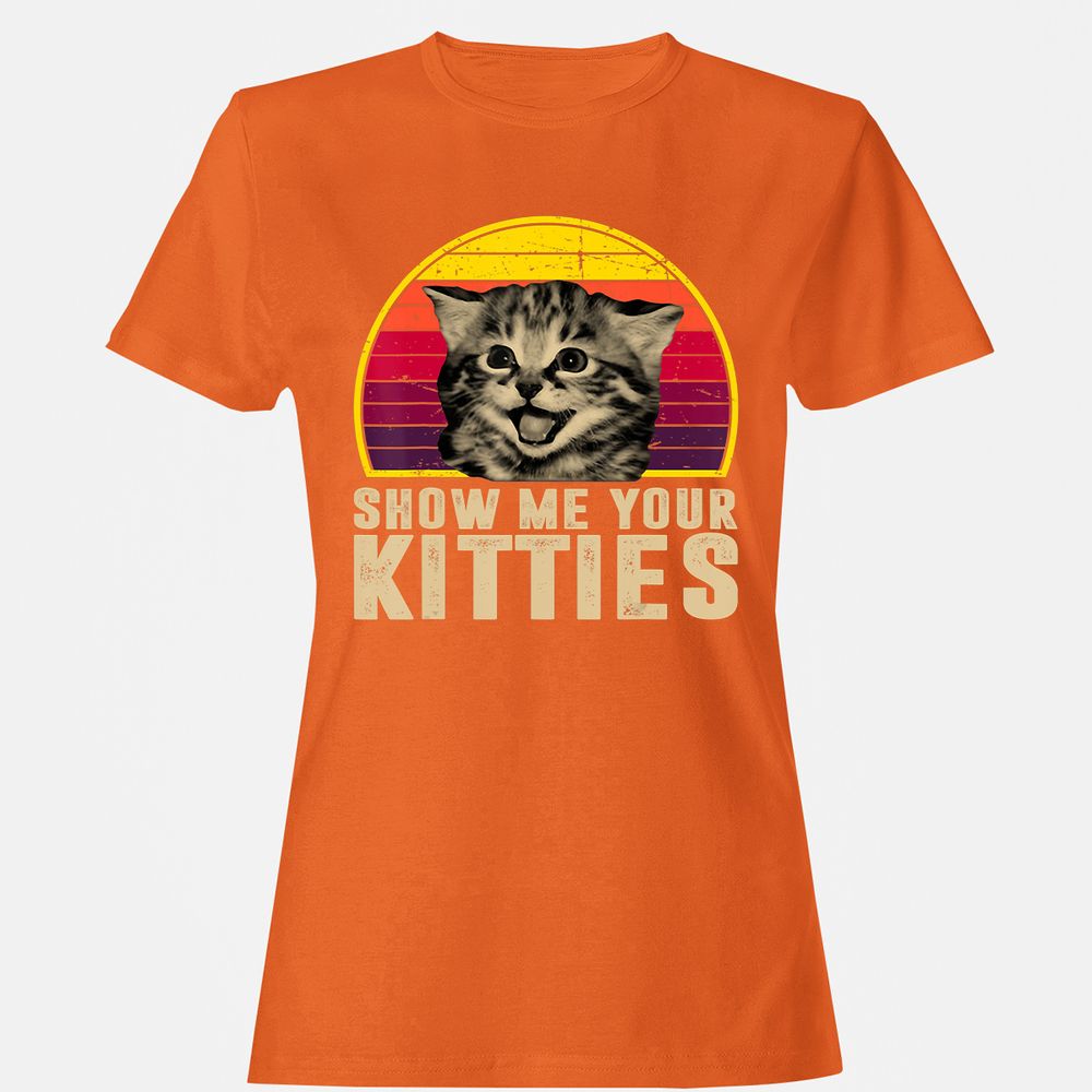 Women's T-Shirt - QCC5HCFR - Orange - 11