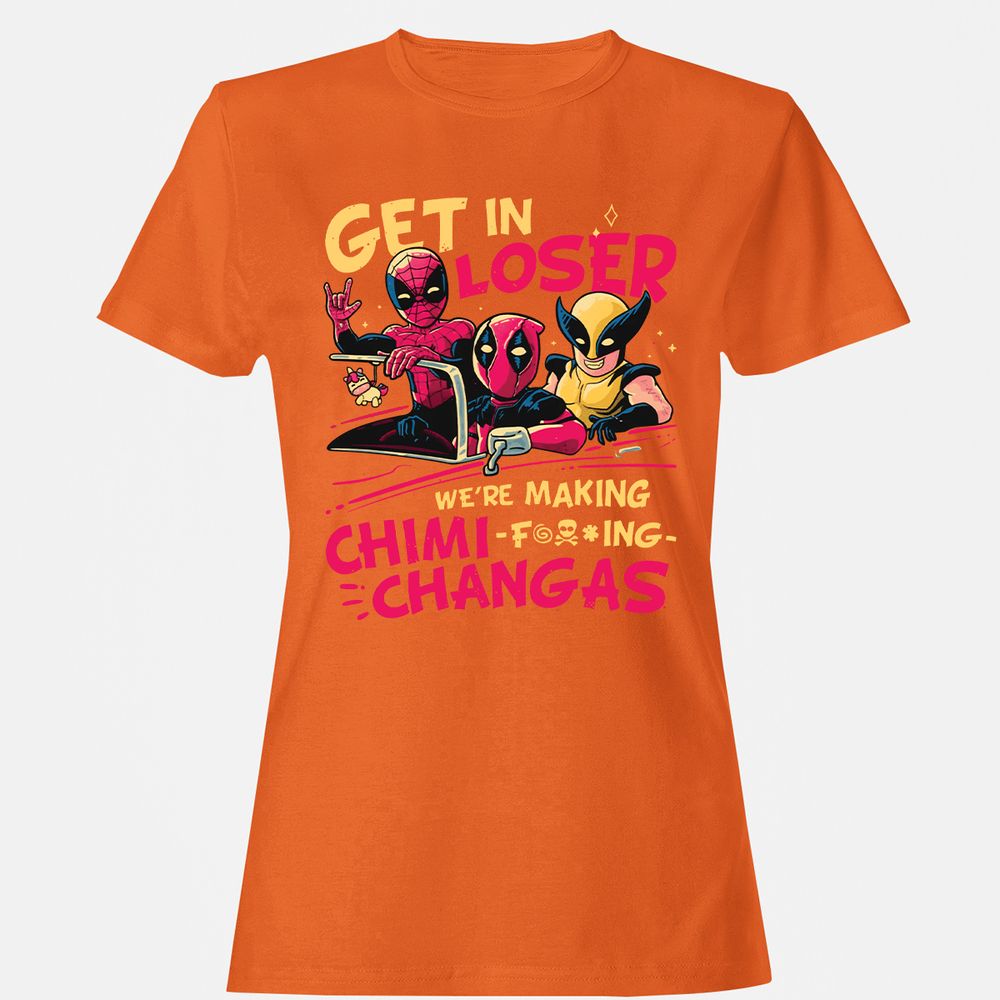 Women's T-Shirt - H3REQ1K9 - Orange - 11