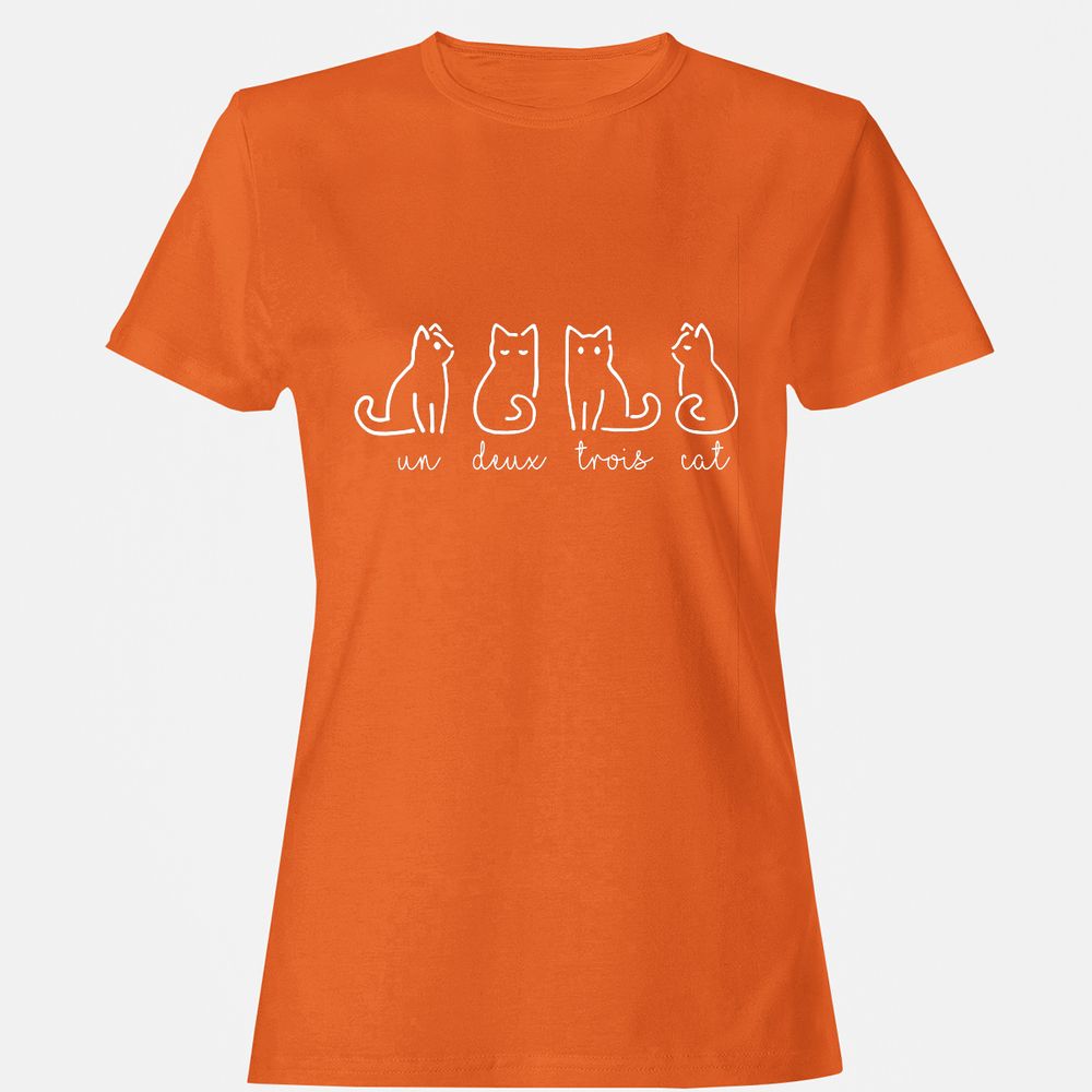 Women's T-Shirt - QFMMNEUU - Orange - 11