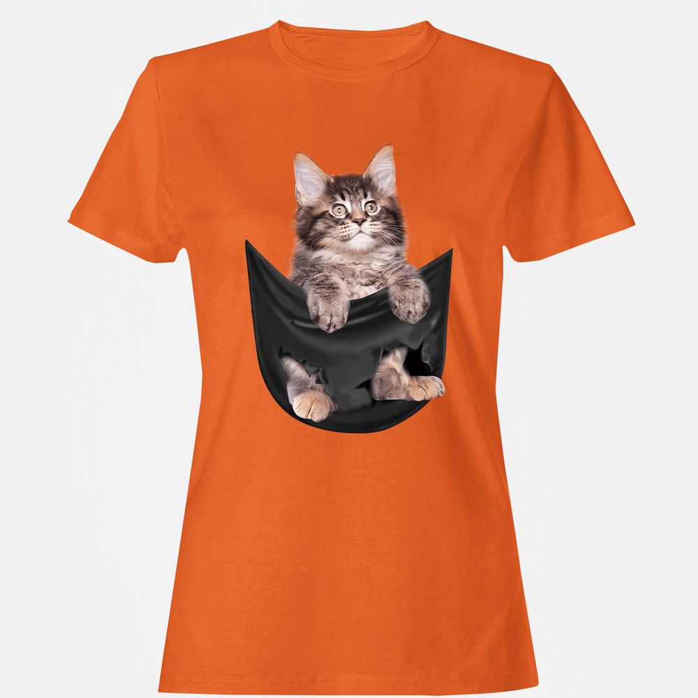 Women's T-Shirt - XRYWNGQ1 - Orange - 11