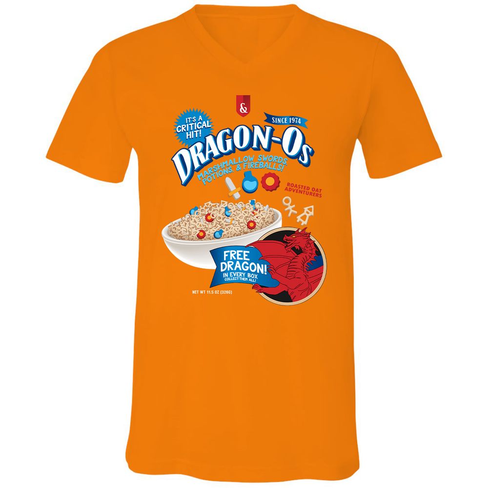 Unisex V-Neck T-Shirt - DPXAZ5ZU - Orange - 11