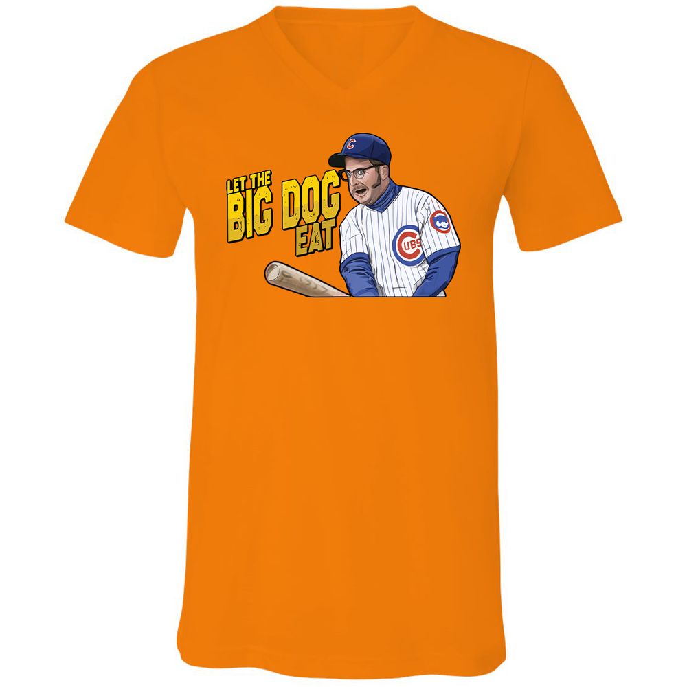 Unisex V-Neck T-Shirt - 5PT5JKR5 - Orange - 11