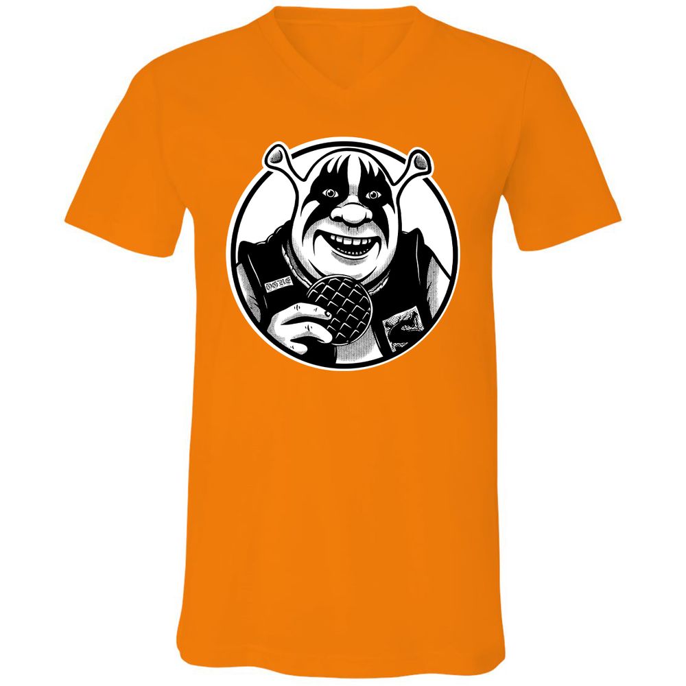 Unisex V-Neck T-Shirt - FEAMGZ36 - Orange - 11