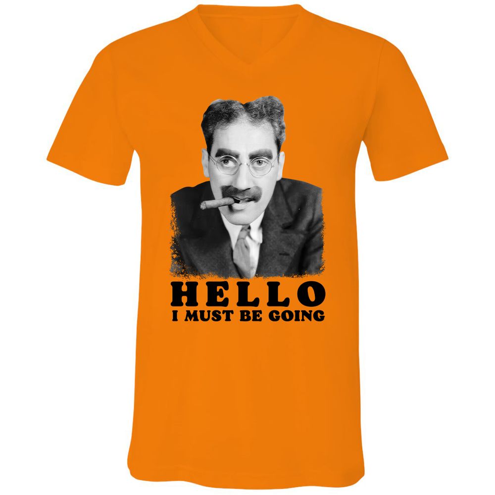 Unisex V-Neck T-Shirt - TAF9SU3S - Orange - 11