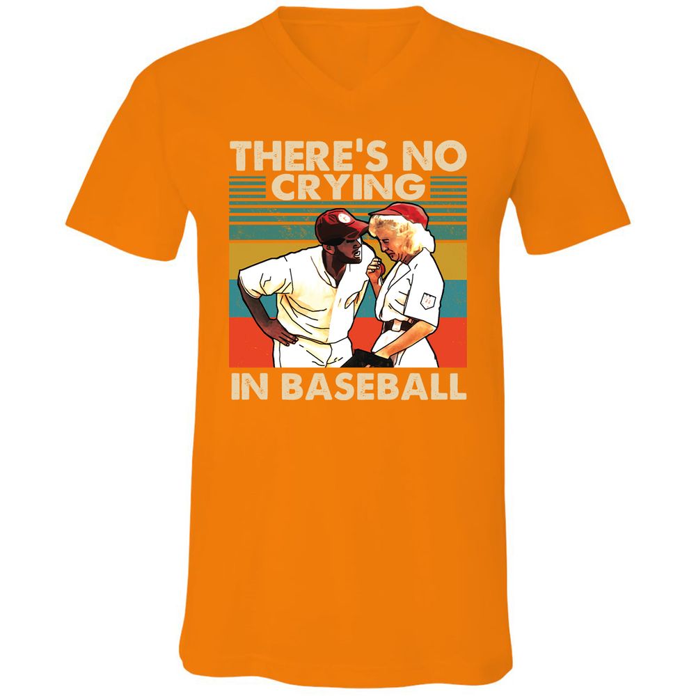 Unisex V-Neck T-Shirt - 476UPHL3 - Orange - 11