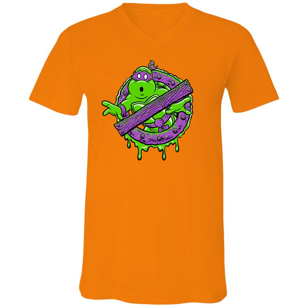 Unisex V-Neck T-Shirt - AN2CKJNP - Orange - 11